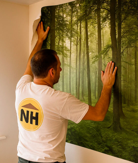 Instalación de fotomurales