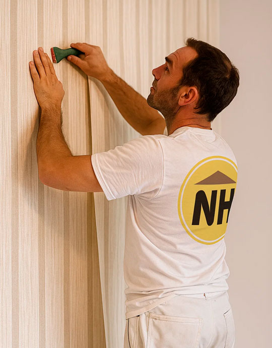 Instalación de papel pintado
