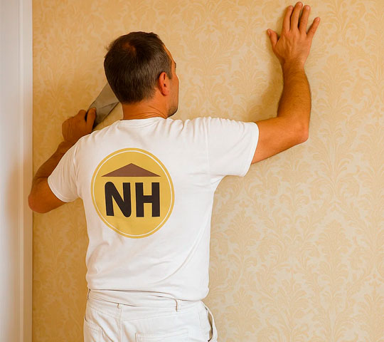Instalación de papel pintado