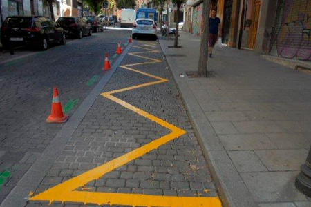 pintores señalética de parkings
