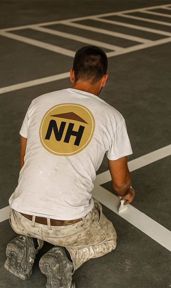 pintores señalética de parkings