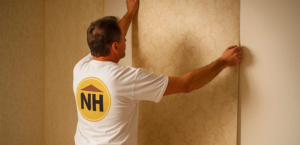 Instalación de papel pintado