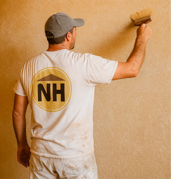 Pintores de pintura efecto arena